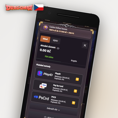 E-peněženky Skrill, Neteller a Revolut pro rychlý vklad v Dragonia Casino