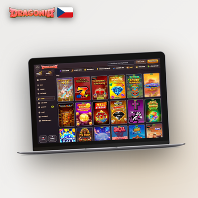 Dragonia Casino ve webovém prohlížeči na notebooku – hraní bez instalace kdekoliv